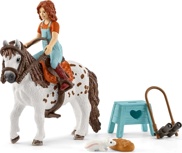 Schleich Horse Club Mia a poník Spotty