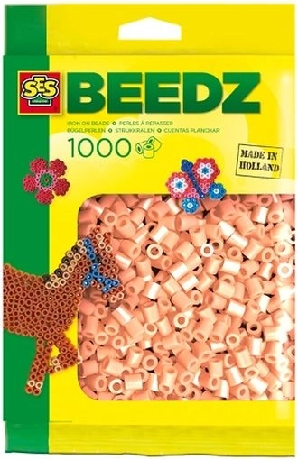 SES Creative zažehľovacie korálky lososové 1000 ks