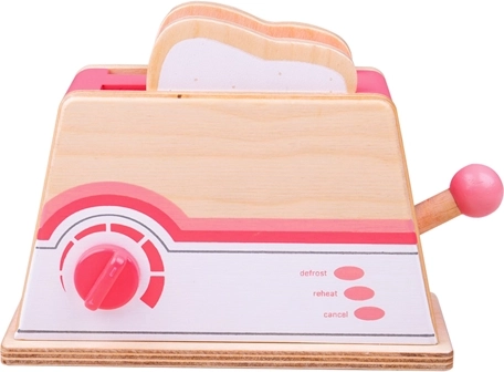 Drevený ružový hriankovač Bigjigs Toys