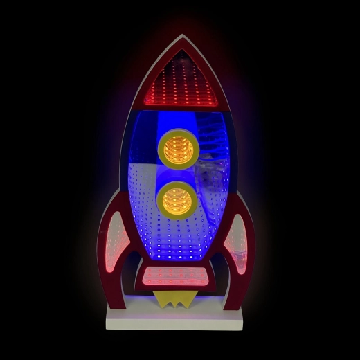 2Kids Toys LED neónová lampička Raketa