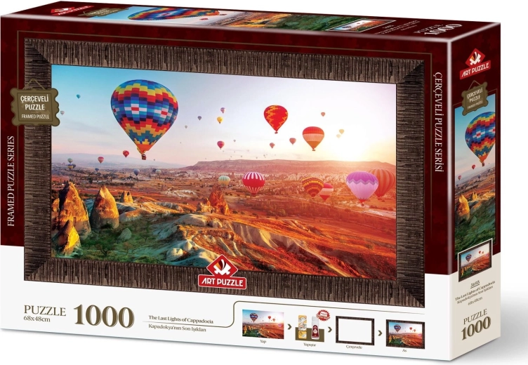 Art Puzzle puzzle s rámom a lepidlom 3v1 1000 dielikov – Balóny