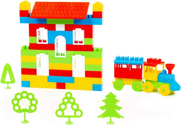 Stavanie domov a vláčikov