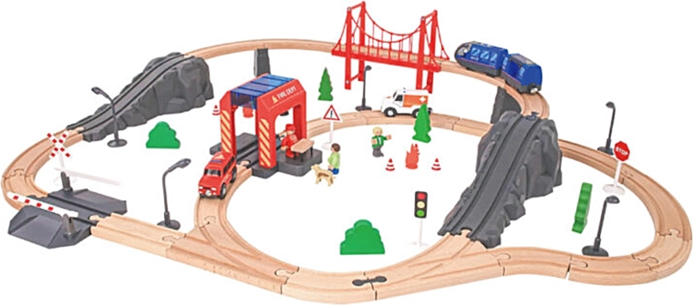 70-dielny záchranársky svet na koľajniciach