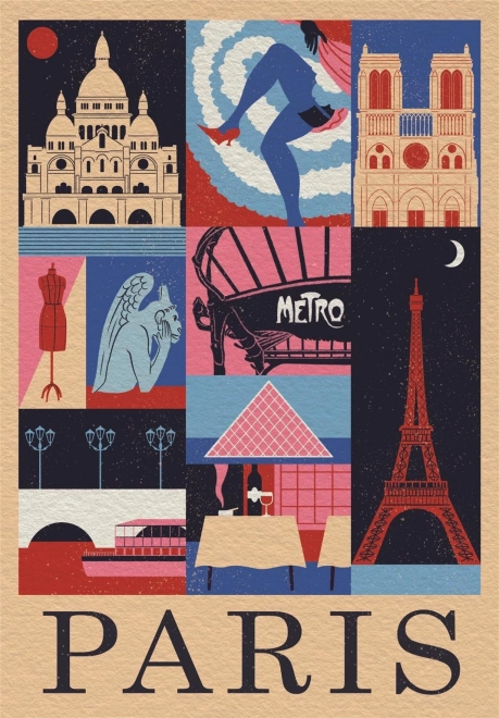 CLEMENTONI Puzzle Style in the City: Paríž 1000 dielikov