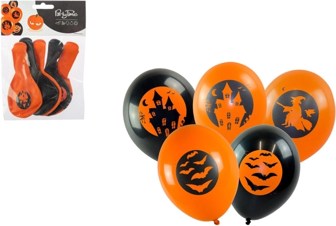 Balóniky s halloweenskou potlačou - 1 kus