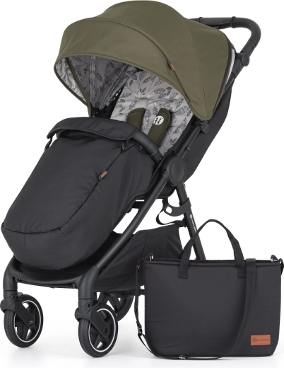 Petite&Mars športový kočík Royal3 black mature olive
