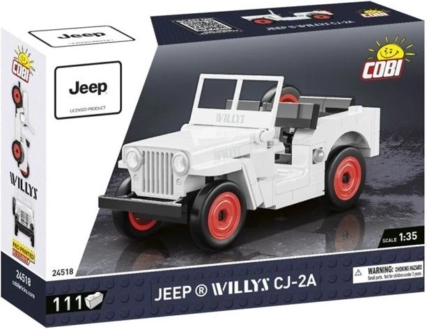 Stavebnica Cobi Youngtimer Jeep Willys CJ-2A 1:35 (111 dielikov)