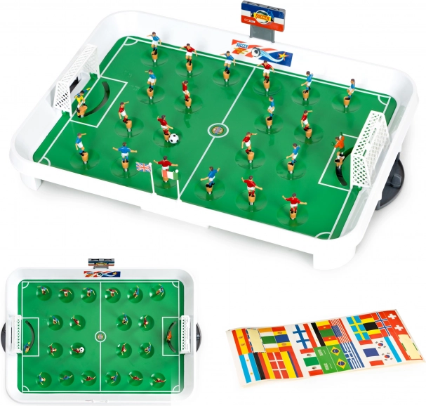 Mini stolný futbal s pružinami