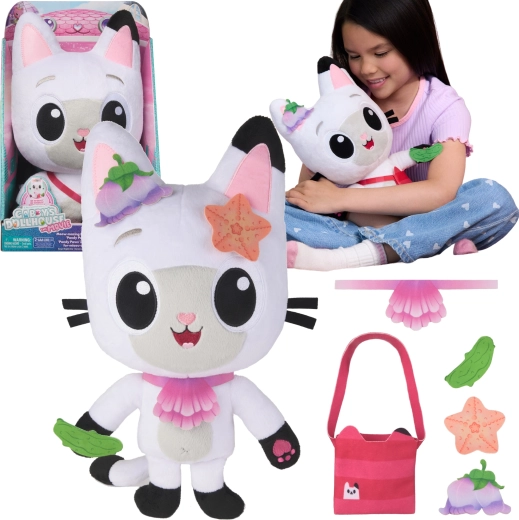 Interaktívny plyšák mačička Pandy Paws 30 cm – GABBY'S DOLLHOUSE