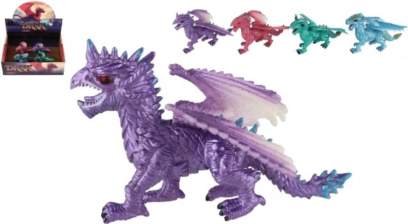 Teddies figúrka draka – mix farieb, 10 cm