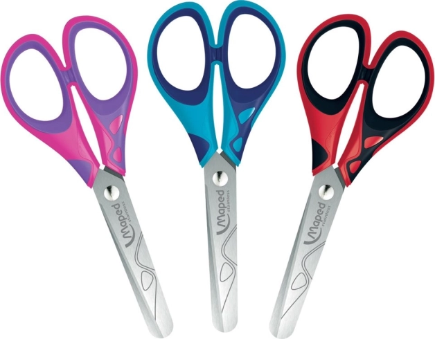 maped školské nožnice essentials soft 13 cm (mix farieb)