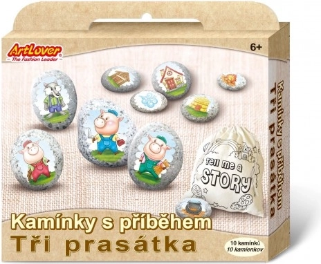 Kamienky s Príbehom Tri Prasiatka