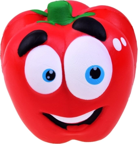 Hračka na zmiernenie stresu – paprikové mačkadlo