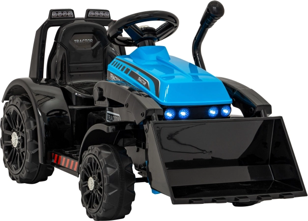Detský traktor s nakladačom G320 – Modrá