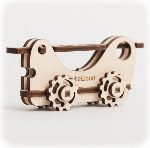 CuteWood drevené 3D puzzle hasičské auto