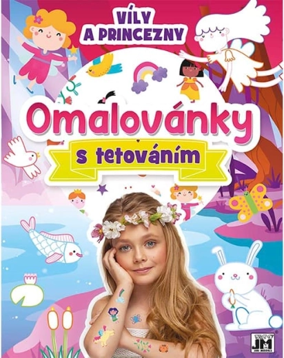Omaľovánky s tetovaním Víly a princezné