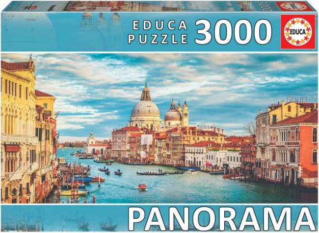 Panoramatické puzzle Canal Grande, Benátky 3000 dielikov