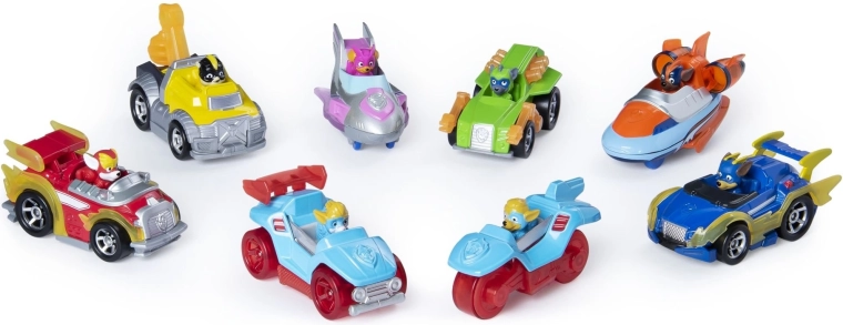 8 vozidiel s hrdinami Paw Patrol