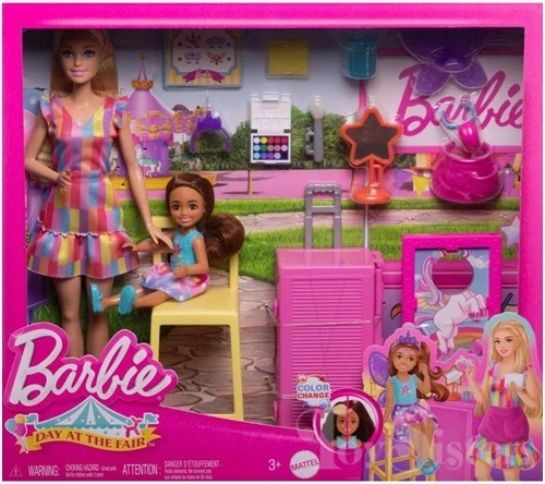 Barbie Chelsea deň na jarmoku so zmenou farby