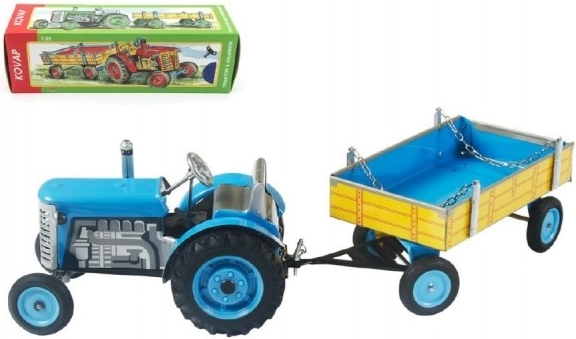 Traktor Zetor s Modrým Valníkom