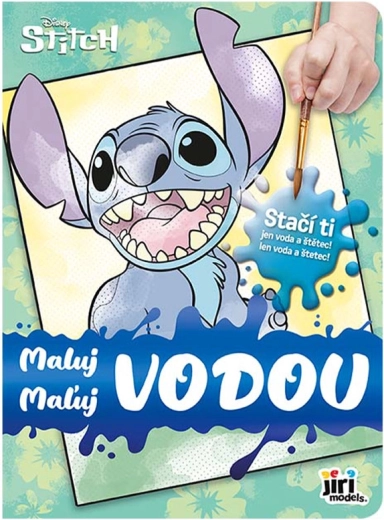 Maľuj vodou Lilo & Stitch – kúzelné omaľovánky pre deti