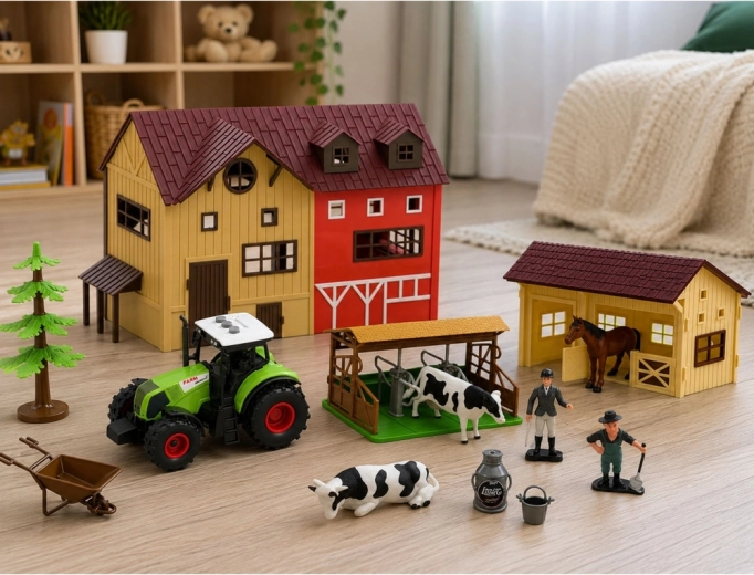 37-dielny set pre kreatívne farmárske príbehy