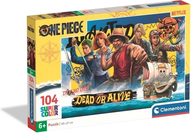 Clementoni puzzle One Piece Netflix 104 dielikov Super Color