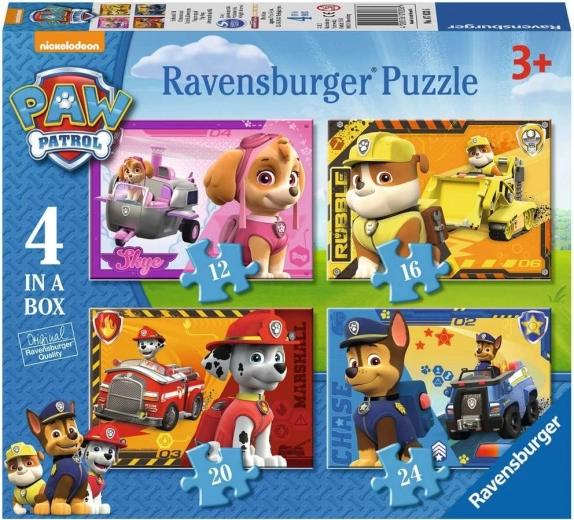 Ravensburger puzzle Paw Patrol 4 v krabici