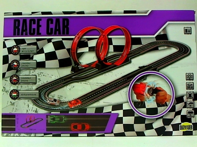 Autodráha Race Car s ručným pohonom 530 cm