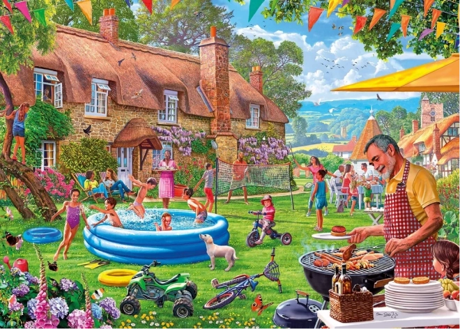 Puzzle Letné dni 1000 dielikov GIBSONS