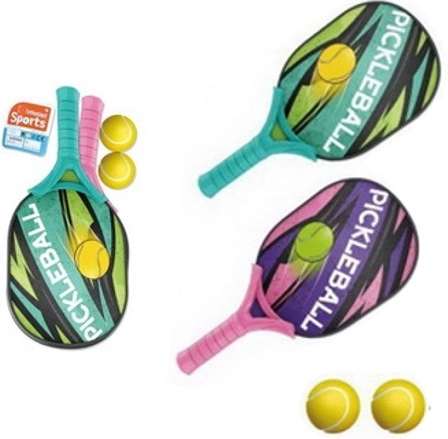 Sada pálok na pickleball s loptičkami
