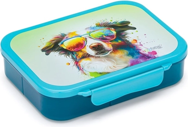 Box na desiatu s priehradkami crazy animals – pes