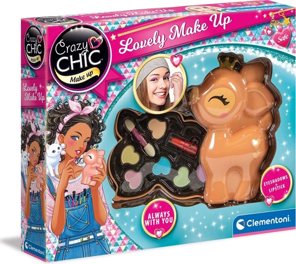 Srnčia make-up sada Crazy Chic Lovely Make Up