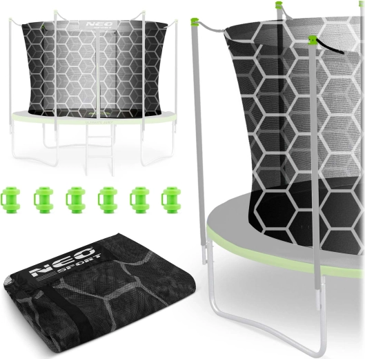 Vnútorná ochranná sieť k trampolíne Neo-Sport 312 cm (10 ft) pre 6 tyčí