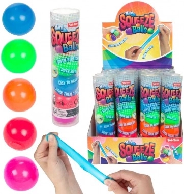 Antistresové stláčacie slizové loptičky pre deti