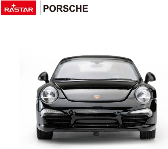Kovový model 1:24 Porsche 911 čierny RASTAR