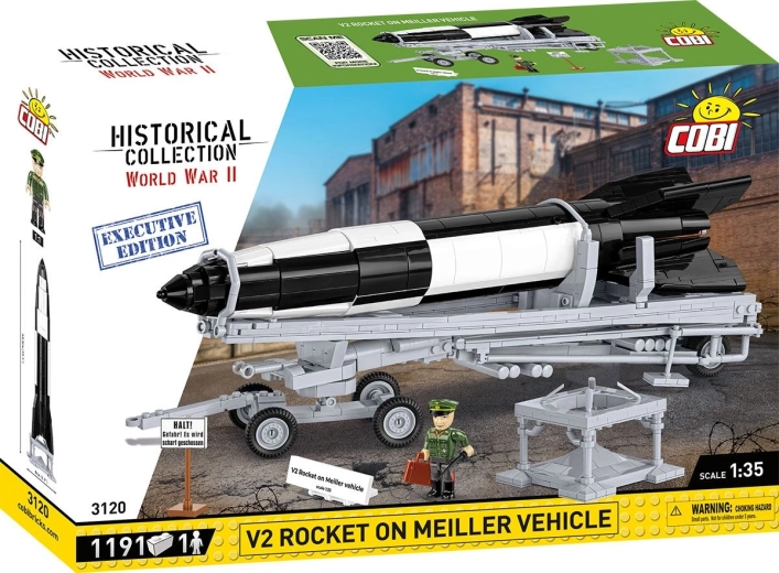 Cobi Historical Collection druhá svetová vojna raketa V2 na podvozku Meiller Executive Edition