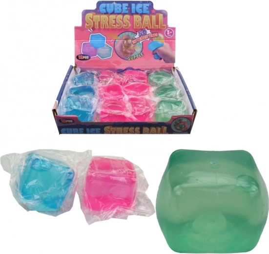 Farebná relaxačná kocka 5 cm