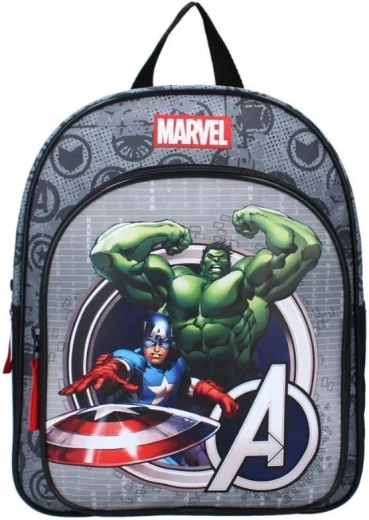 Obľúbený motív Avengers na prednej strane