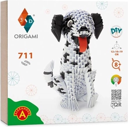 Origami 3D dalmatínec