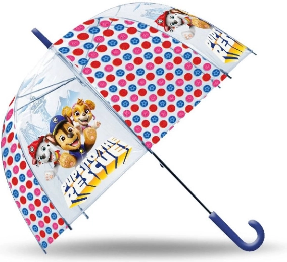 Detský priehľadný dáždnik PAW Patrol 46 cm