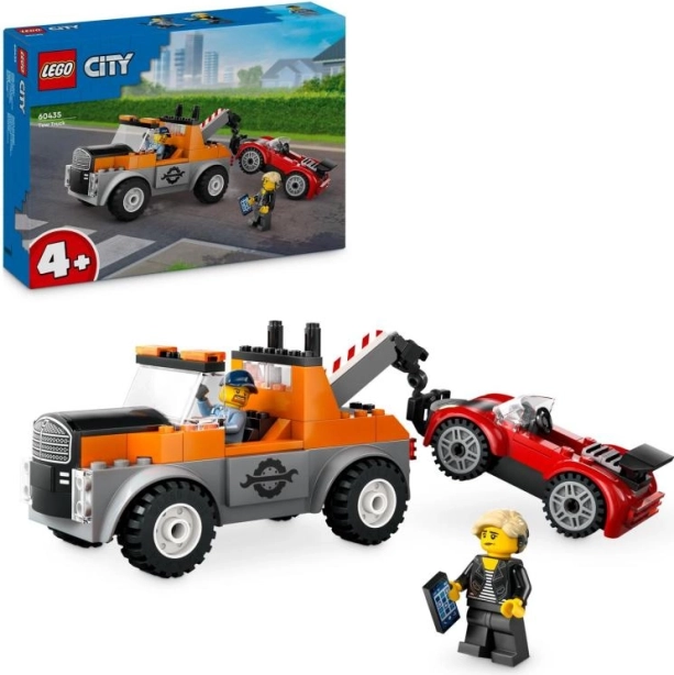 LEGO® City 60435 Odtahové vozidlo a oprava športiaku