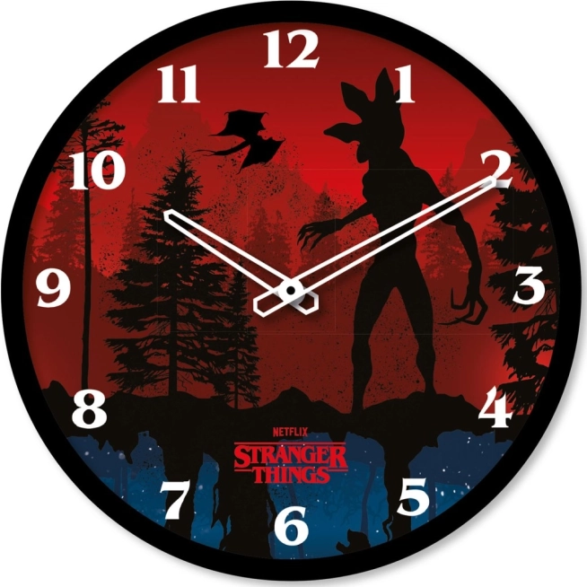 Nástenné hodiny Stranger Things