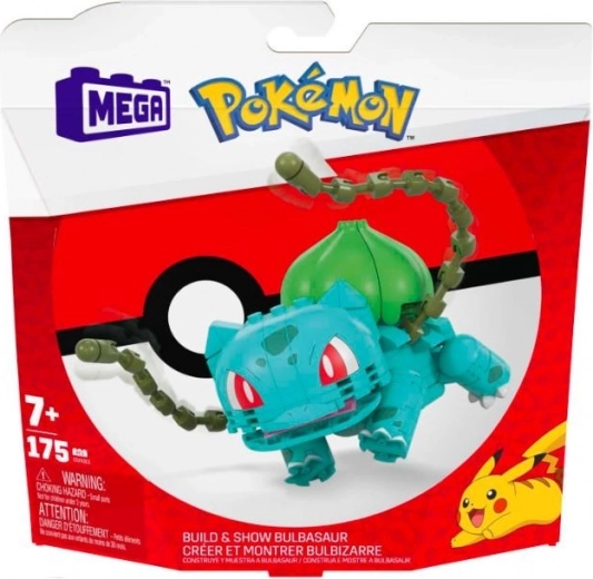 Stavebnica Pokémon Squirtle stredná – figúrka na zostavenie – Bulbasaur