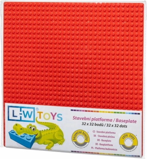 Základová stavebná doska 32×32 červená