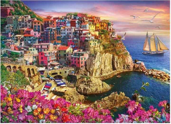Puzzle Snívanie o Cinque Terre 1000 dielikov