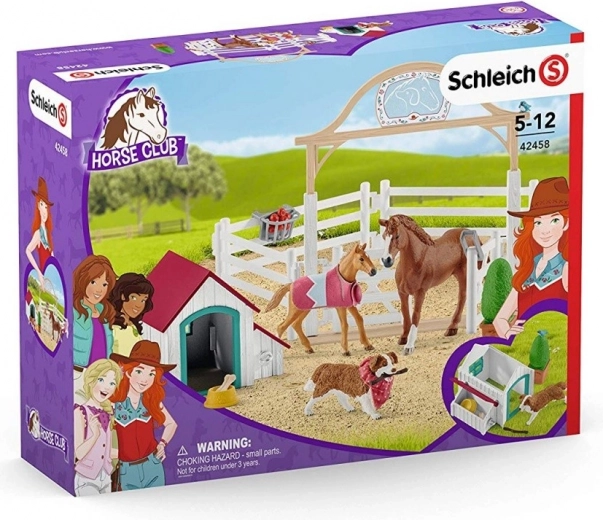 Schleich Horse Club hosťujúce kone so sučkou Ruby