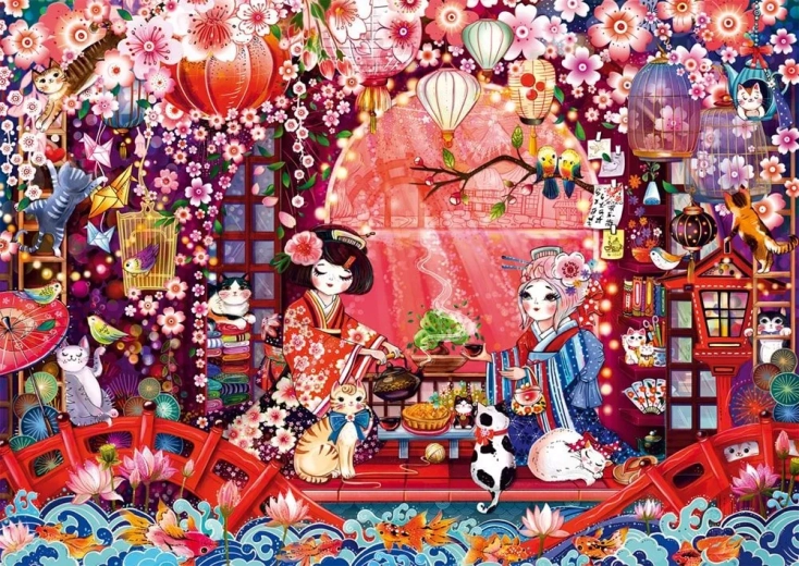 Puzzle Japonský čajový obrad 500 dielikov