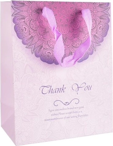 Darčeková taška Thank You 14 × 7 × 15 cm