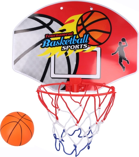 Basketbalový kôš s loptou
